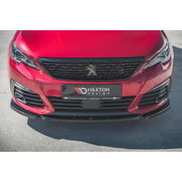 Maxton Design-Lame Du Pare-Chocs Avant V.2 Peugeot 308 GT Mk2 Facelift 