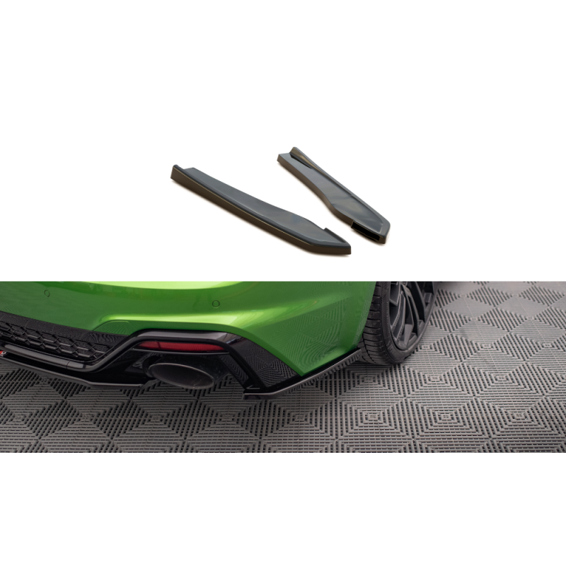 Maxton Design-Lames De Pare-Chocs Arrière Latérales Audi RS5 F5 Facelift 