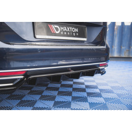 Maxton Design-Central Arriere Splitter (avec une barre verticale) Volkswagen Passat B8 
