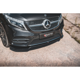 Maxton Design-Lame Du Pare-Chocs Avant V.4 Mercedes-Benz V-Class AMG-Line W447 Facelift 