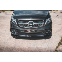 Maxton Design-Lame Du Pare-Chocs Avant V.4 Mercedes-Benz V-Class AMG-Line W447 Facelift 