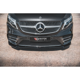 Maxton Design-Lame Du Pare-Chocs Avant V.3 Mercedes-Benz V-Class AMG-Line W447 Facelift 