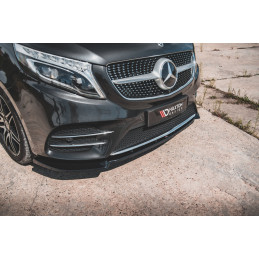 Maxton Design-Lame Du Pare-Chocs Avant V.3 Mercedes-Benz V-Class AMG-Line W447 Facelift 