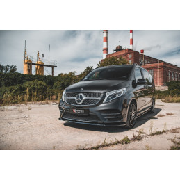Maxton Design-Lame Du Pare-Chocs Avant V.3 Mercedes-Benz V-Class AMG-Line W447 Facelift 