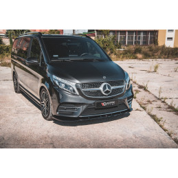 Maxton Design-Lame Du Pare-Chocs Avant V.2 Mercedes-Benz V-Class AMG-Line W447 Facelift 