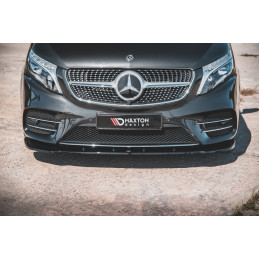 Maxton Design-Lame Du Pare-Chocs Avant V.2 Mercedes-Benz V-Class AMG-Line W447 Facelift 