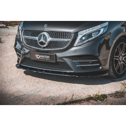 Maxton Design-Lame Du Pare-Chocs Avant V.2 Mercedes-Benz V-Class AMG-Line W447 Facelift 