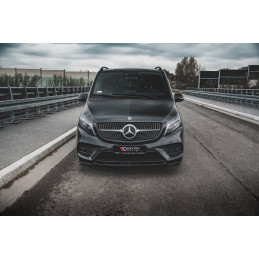 Maxton Design-Lame Du Pare-Chocs Avant V.1 Mercedes-Benz V-Class AMG-Line W447 Facelift 