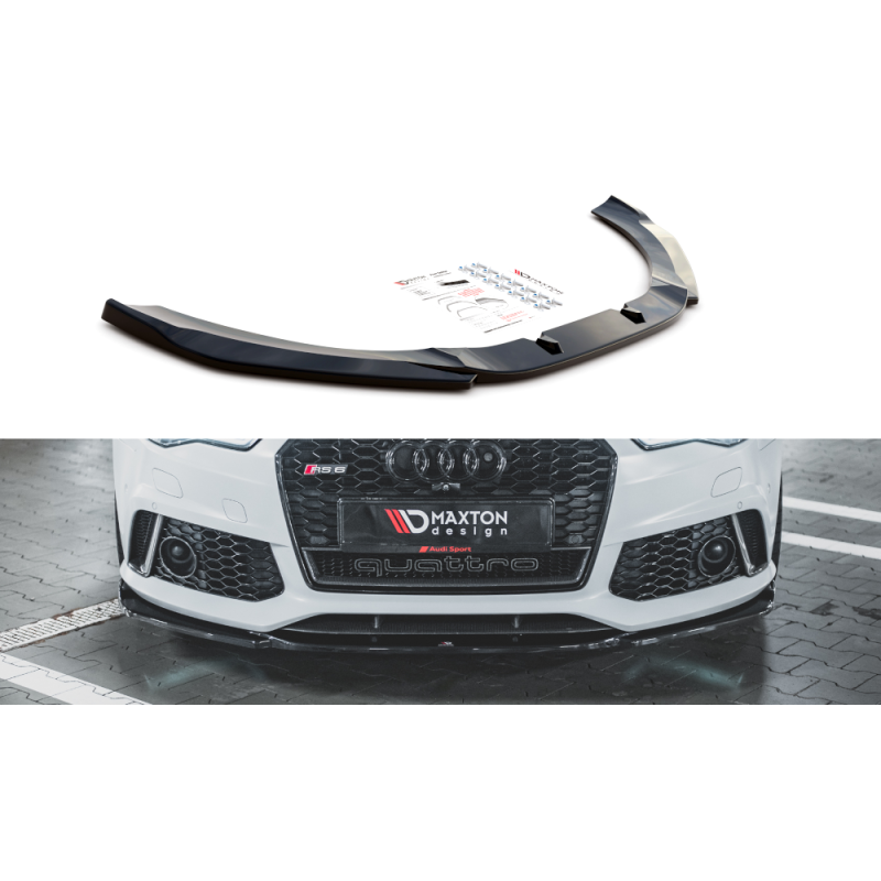 Maxton Design-Lame Du Pare-Chocs Avant V.3 Audi RS6 C7 