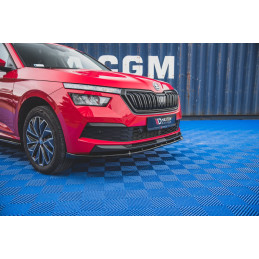 Maxton Design-Lame Du Pare-Chocs Avant V.2 Skoda Kamiq 