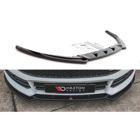 Maxton Design-Lame Du Pare-Chocs Avant V.5 Ford Focus ST Mk3 Facelift 