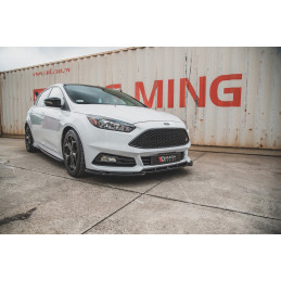Maxton Design-Lame Du Pare-Chocs Avant V.5 Ford Focus ST Mk3 Facelift 