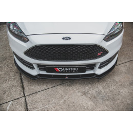 Maxton Design-Lame Du Pare-Chocs Avant V.5 Ford Focus ST Mk3 Facelift 