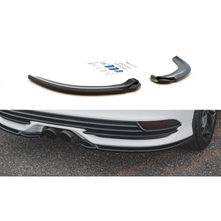 Maxton Design-Lames De Pare-Chocs Arrière Latérales V.2 Ford Focus ST Mk3 Facelift 