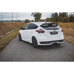 Maxton Design-Lames De Pare-Chocs Arrière Latérales V.2 Ford Focus ST Mk3 Facelift 