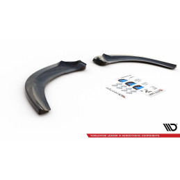 Maxton Design-Lames De Pare-Chocs Arrière Latérales V.2 Ford Focus ST Mk3 Facelift 