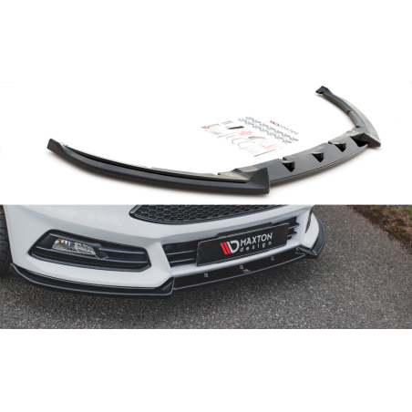 Maxton Design-Lame Du Pare-Chocs Avant V.4 Ford Focus ST Mk3 Facelift 