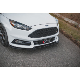 Maxton Design-Lame Du Pare-Chocs Avant V.4 Ford Focus ST Mk3 Facelift 