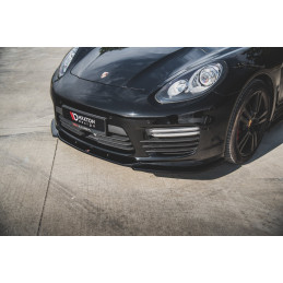 Maxton Design-Lame Du Pare-Chocs Avant V.2 Porsche Panamera Turbo 970 Facelift 