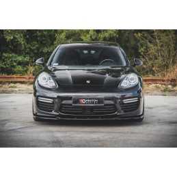 Maxton Design-Lame Du Pare-Chocs Avant V.2 Porsche Panamera Turbo 970 Facelift 