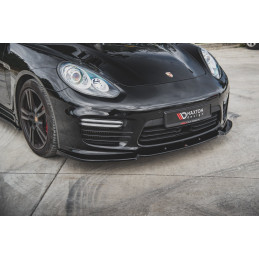 Maxton Design-Lame Du Pare-Chocs Avant V.1 Porsche Panamera Turbo 970 Facelift 