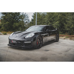 Maxton Design-Lame Du Pare-Chocs Avant V.1 Porsche Panamera Turbo 970 Facelift 