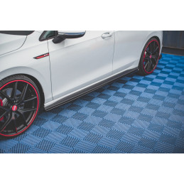 Maxton Design-Rajouts Des Bas De Caisse Volkswagen Golf 8 GTI / GTI Clubsport / R-Line 