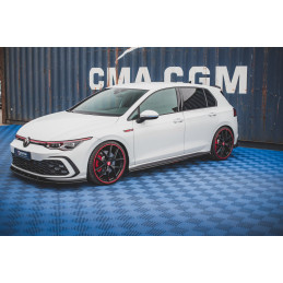 Maxton Design-Rajouts Des Bas De Caisse Volkswagen Golf 8 GTI / GTI Clubsport / R-Line 