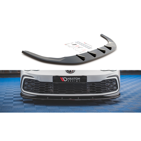 Maxton Design-Lame Du Pare-Chocs Avant V.1 Volkswagen Golf 8 GTI / R-Line 