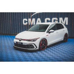 Maxton Design-Lame Du Pare-Chocs Avant V.1 Volkswagen Golf 8 GTI / R-Line 