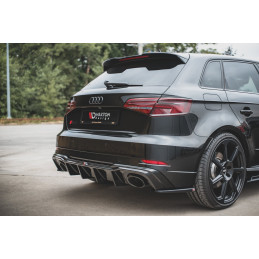 Maxton Design-Diffuseur Arrière Complet V.2 Audi RS3 8V Sportback Facelift 