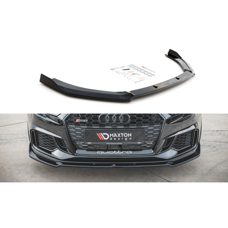 Maxton Design-Lame Du Pare-Chocs Avant V.3 Audi RS3 8V FL Sportback Maxton Design-Lame Du Pare-Chocs Avant V.3 Audi RS3 8V FL Sportback