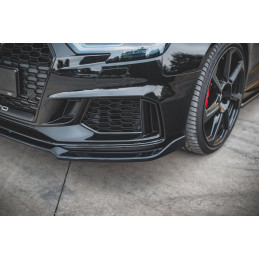 Maxton Design-Lame Du Pare-Chocs Avant V.3 Audi RS3 8V FL Sportback 
