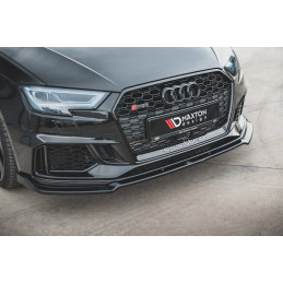 Maxton Design-Lame Du Pare-Chocs Avant V.3 Audi RS3 8V FL Sportback 