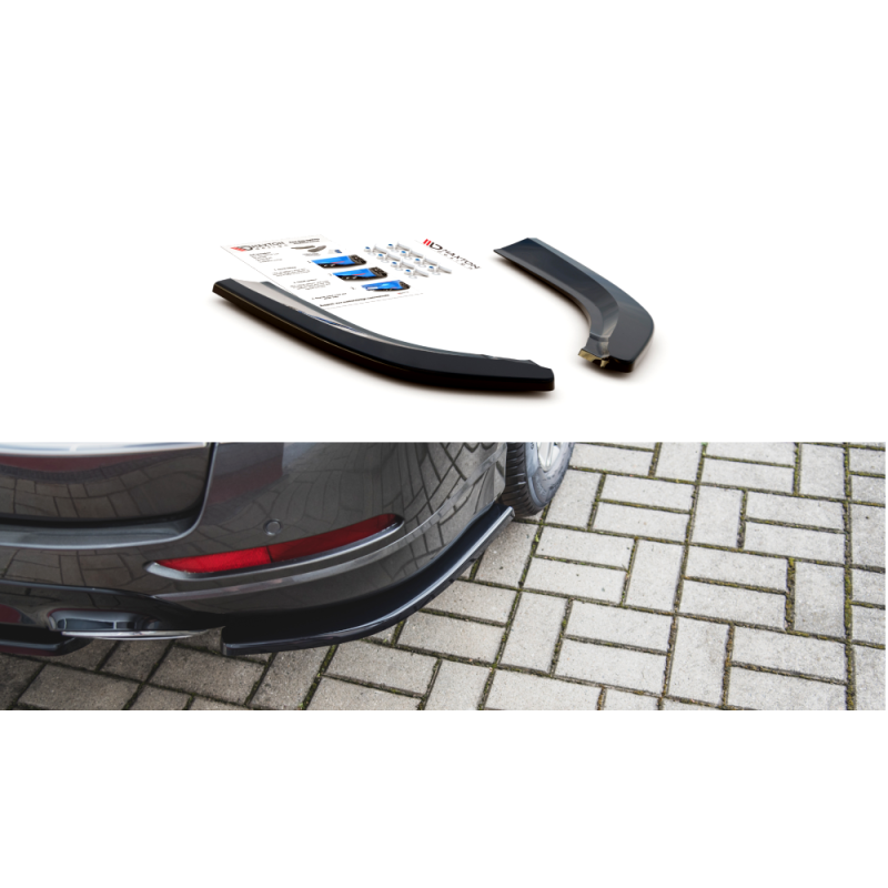 Maxton Design-Lames De Pare-Chocs Arrière Latérales Ford S-Max Vignale Mk2 Facelift 