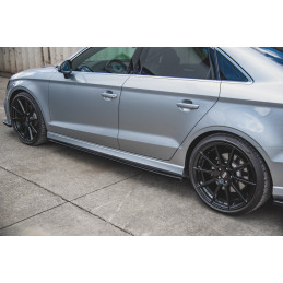 Maxton Design-Rajouts Des Bas De Caisse V.2 Audi S3 / A3 S-Line Sedan 8V Facelift 