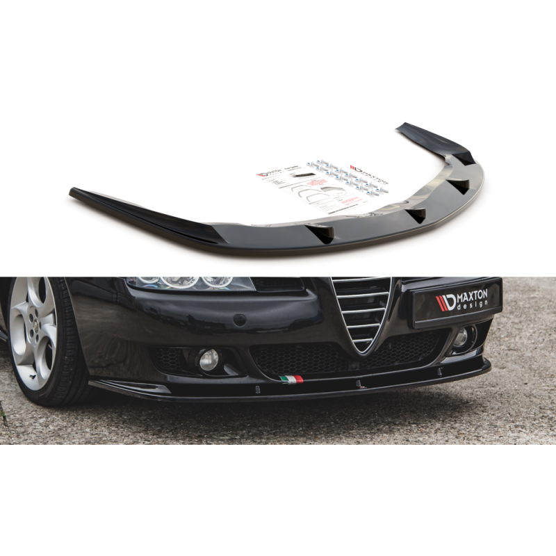 Maxton Design-Lame Du Pare-Chocs Avant Alfa Romeo 156 Facelift 