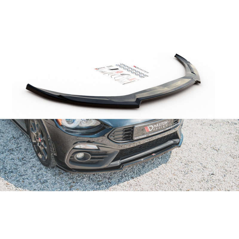 Maxton Design-Lame Du Pare-Chocs Avant Fiat 124 Spider Abarth 