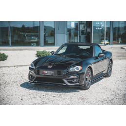 Maxton Design-Lame Du Pare-Chocs Avant Fiat 124 Spider Abarth 