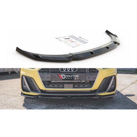 Maxton Design-Lame Du Pare-Chocs Avant V.3 Audi A1 S-Line GB 