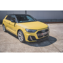 Maxton Design-Lame Du Pare-Chocs Avant V.3 Audi A1 S-Line GB 