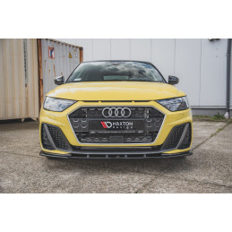 Maxton Design-Lame Du Pare-Chocs Avant V.1 Audi A1 S-Line GB 