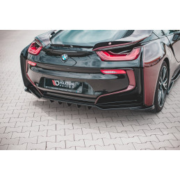 Maxton Design-Central Arriere Splitter (avec une barre verticale) BMW i8 