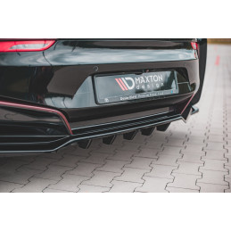 Maxton Design-Central Arriere Splitter (avec une barre verticale) BMW i8 