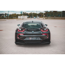 Maxton Design-Central Arriere Splitter (avec une barre verticale) BMW i8 