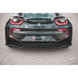 Maxton Design-Central Arriere Splitter (avec une barre verticale) BMW i8 