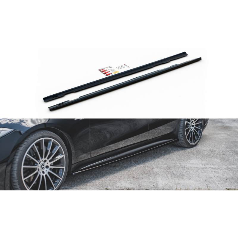 Maxton Design-Rajouts Des Bas De Caisse Mercedes-Benz CLS AMG-Line / 53AMG C257 