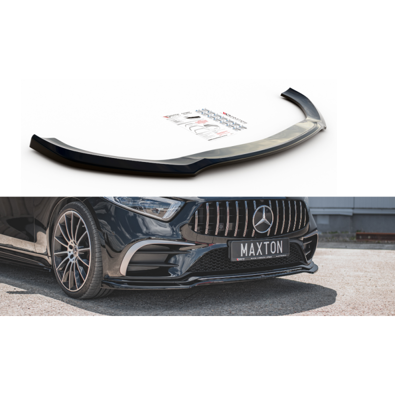 Maxton Design-Lame Du Pare-Chocs Avant V.3 Mercedes-Benz CLS AMG-Line / 53AMG C257 