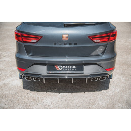 Maxton Design-Lames De Pare-Chocs Arrière Latérales V.2 Seat Leon Cupra Mk3 FL Sportstourer 