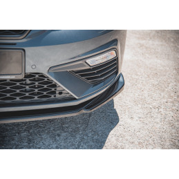 Maxton Design-Lame Du Pare-Chocs Avant V.5 Seat Leon Cupra / FR Mk3 FL 